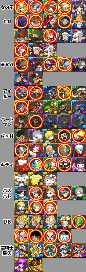 モバまと魂 パズドラ