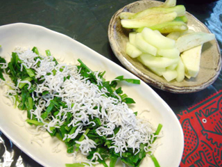 穴子の天ぷらメニュー