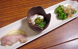 「すっぽん料理 遠山」前菜