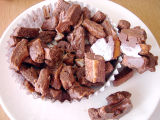 チョコの山