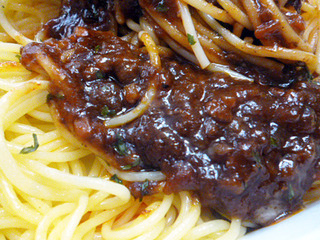 肉の旨み!ミートソース