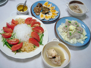 お手軽サムゲタン メニュー