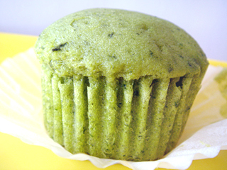 ふわもち蒸しケーキ<よもぎ>
