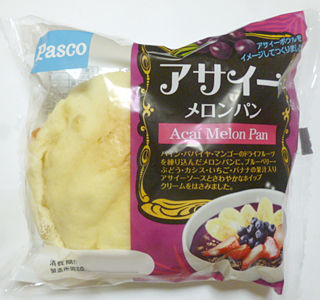 アサイーメロンパン