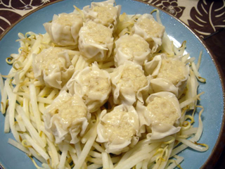 鮎の塩焼き シウマイ