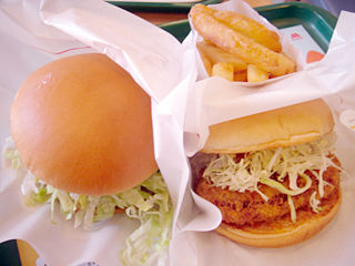 イベリコ豚メンチカツバーガー&サウザン野菜バーガー