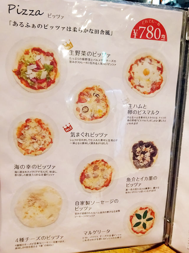 「トラットリアあるふぁ」