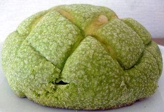抹茶メロンパン