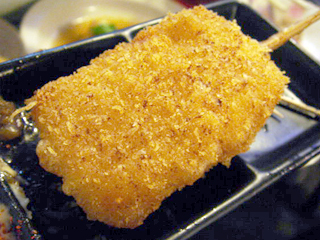 「元気屋」串かつチーズ