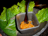 「松阪牛焼肉M 北新地店」チシャ菜