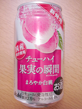 果実の瞬間白桃