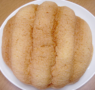 焦がしバター風味のメロンパン