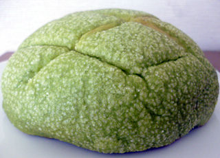 抹茶メロンパン