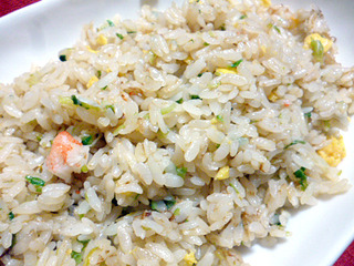 レタス入り蟹炒飯