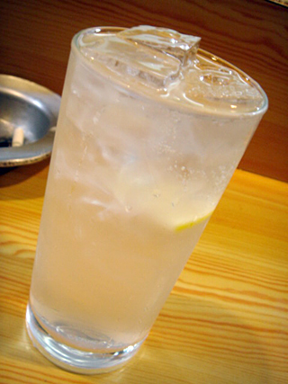 「酒房 淡路屋」チューハイ
