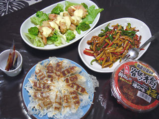 食べるラー油付きうま辣餃子