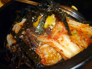 焼き肉栄伸 石焼きピビンバ