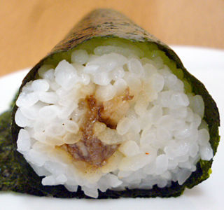 手巻寿司牛肉唐辛子マヨ