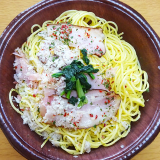 大盛りペペロンチーノ(ベーコン)
