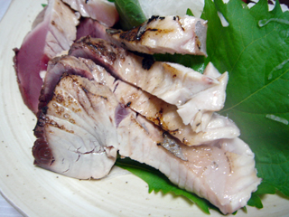 中トロの刺身&炙り