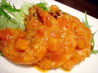 「Chinese Restaurant 都来」エビチリ赤