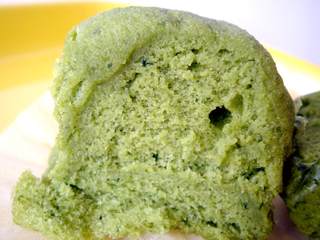 ふわもち蒸しケーキ<よもぎ>
