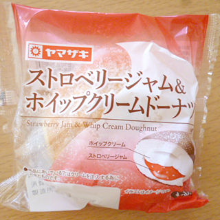ストロベリージャム&ホイップドーナツ