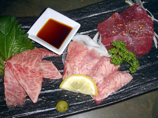 「和焼肉 BAMBINO」刺身