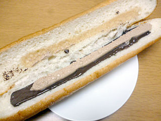 フランスパンサンド<チョコ&チョコ>
