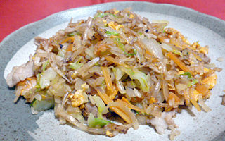 焼ビーフンごはん
