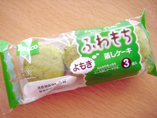 ふわもち蒸しケーキ<よもぎ>