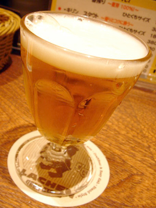 「ビアスタンド ラッヘン」ブラウマイスター