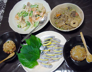 蓮根まんじゅうメニュー