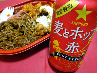 スプーンで食べる!そばめし&チキン南蛮