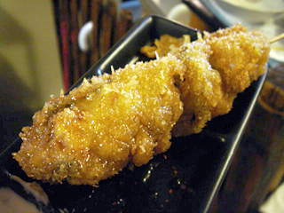 「元気屋」串かつ牡蠣