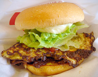 ベーコンオムレツバーガー
