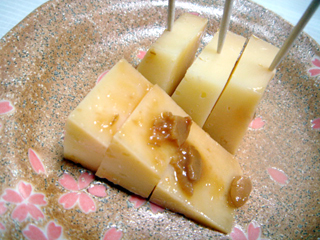セミハードタイプ熟成チーズみそ漬