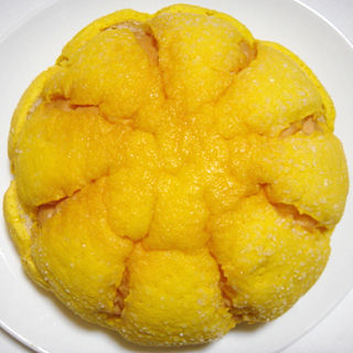 ふわふわメロンパンサンド<パンプキンクリーム>
