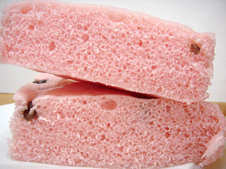 三角蒸しぱん<桜風味>