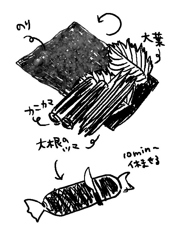 daikon-norimaki