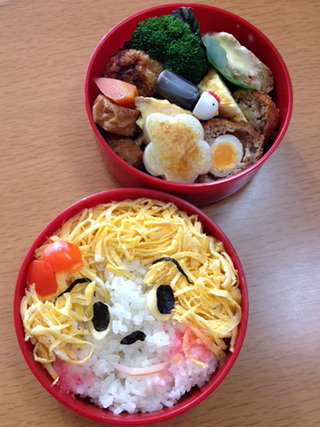ミスドの女の子弁当
