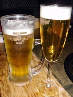 「和焼肉 BAMBINO」ビール