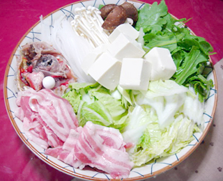 金目鯛のしゃぶしゃぶ