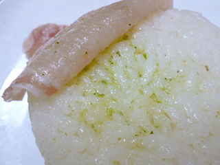 生ハムご飯(バジル風味)