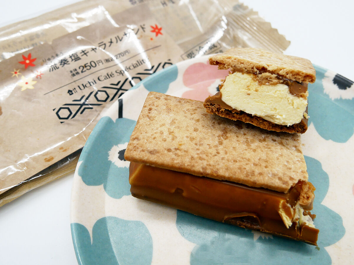 サクふあトロの絶妙食感と濃厚キャラメルが絶品過ぎる 流奏塩キャラメルサンド ローソン 関西女のプチ日記 Powered By ライブドアブログ サクふあトロの絶妙食感と濃厚キャラメルが絶品過ぎる 流奏塩キャラメルサンド ローソン 関西女のプチ日記 Powered By ライブドアブログ