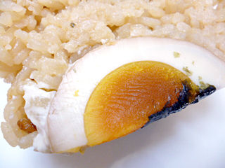 味飯おにぎり煮たまごマヨ
