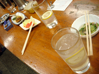 白玉や チューハイやら