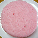 桃の蒸しケーキ