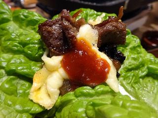 「手巻き焼肉 金の牛」