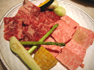 焼き肉栄伸 肉バラとハラミ